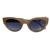 Óculos de Sol Feminino Beca Modinha Original com Proteção UV400 Tendencia Verão 2024 Nude