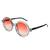 Óculos De Sol Feminino e Masculino Redondo Da Moda Vintage + Case Envio Imediato Laranja