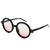 Óculos De Sol Feminino e Masculino Redondo Da Moda Vintage UV400 Envio Imediato Rosa