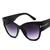 Óculos de Sol Feminino Gatinho Alta Qualidade Proteção Uv400 Cinza, Escuro