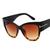 Óculos de Sol Feminino Gatinho Alta Qualidade Proteção Uv400 Preto leopardo