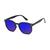 Óculos De Sol Feminino Hexagonal Masculino Moda Casual Retro Azul