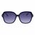 Óculos de Sol Feminino Quadrado Oversized Acetato Mackage - Brigite Mk1734c1, Preto lente degrade