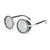 Óculos De Sol Hdcrafter Com Proteção Lateral Lentes Polariza Cinza claro