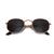 Óculos de Sol Hexagonal 100%UV  Feminino e Masculino 10 Cores + Estojo e Flanela Rose, Preto