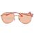 Óculos de Sol Infantil Aviador Original WAS UV400 Salmão lacinho