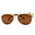 Óculos de Sol Infantil Aviador Original WAS UV400 Marron lacinho