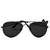 Óculos de Sol Infantil Aviador Original WAS UV400 Preto lacinho