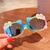 Óculos de Sol Infantil Feminino Gatinha rosa, Verde, Azul