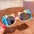 Óculos de Sol Infantil Feminino Gatinha azul, Amarelo, Rosa