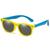 Óculos de Sol Infantil Flexível Polarizado C/ Proteção Uv400 Amerelo e azul