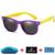 Óculos De Sol Infantil Flexível Polarizado Completo 13, Roxo, Amarelo