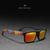 Óculos de Sol Kdeam Esportivo Surf Polarizado Várias Cores Vermelho