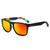 Óculos de Sol Kdeam Polarizado Proteção UV400 Esportivo Laranja detalhe colorido