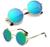Óculos De Sol Luxuoso Com Proteção Lateral - Polarizado Azul, Esverdeado