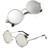 Óculos De Sol Luxuoso Com Proteção Lateral - Polarizado Cinza claro