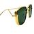 Óculos De Sol Masculino Designer Italiano Verde