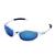 Óculos de Sol Masculino e Feminino Juliet Romeo Double XX Lentes Proteção UV400 Acompanha Case  Prata lente azul