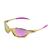 Óculos de Sol Masculino e Feminino Juliet Romeo Double XX Lentes Proteção UV400 Acompanha Case  Dourado lente rosa