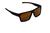 Óculos De Sol Masculino Grande Quadrado Verão Com Proteção UV Emborrachado Marrom