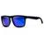 Óculos de Sol Masculino Polarizado Kdeam KD156 Preto e Azul Preto, Azul
