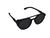 Óculos De Sol Masculino Steampunk Alok Polarizado Barato Top Preto fosco