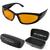 Oculos de Sol Masculino Trap Hype Oval Original Proteção UV Várias Cores Preto, Laranja