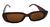 Óculos De Sol moda Unissex Vintage Retrô Retangular Marrom