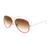 Óculos de Sol Original Ray-Ban Aviator Full Color Unissex RB3025JM Vermelho, Dourado