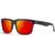 Óculos De Sol Polarizado Proteção Uv400 4kdeam Kit Completo 7, Preto, Lente vermelha
