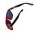 Óculos de Sol Quadrado Surf UV400 Preto, Vermelho