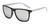 Óculos de Sol Quadrado Unissex com Lente Polarizada e Proteção UV400 Cinza claro