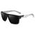 Óculos de Sol Quadrado Vinkin Esportivo Polarizado UV400 Preto, Branco