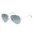 Óculos de Sol Ray-Ban Aviator Large Metal Unissex Ouro