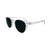 Óculos De Sol Redondo Unissex Casual Com Proteção Uv400 Life Style Premium Joachim A01 Transparente