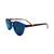 Óculos De Sol Redondo Unissex Casual Com Proteção Uv400 Life Style Premium Joachim A01 Azul