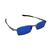 Óculos De Sol Unissex Retangular Bloguer aço Classico Vintage Azul