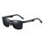 Óculos De Sol Vinkin Masculino Polarizado UV400 Luxuoso Preto