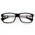 Óculos Emborrachado Sem Grau Armação Tr90 Quadrada Masculino Feminino  Marrom fosco