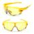 Óculos Esportivo Bike Ciclismo com Proteção Uv400 + Estojo Amarelo