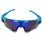 Óculos Esportivo Bike Corrida Casual Uv400 Ciclismo + Cores Azul