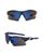 Óculos Esportivo Ciclismo Bike Corrida Casual Uv400 + Cores Azul com lente espelhada