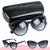Óculos feminino escuro de sol preto proteção uv coleção Maria praia verão piscina dia a dia original Gatinha