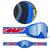 Óculos FMF Powerbomb Espelhado Motocross Enduro Trilha Blue