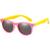 Óculos Infantil Polarizado De Sol Uv400 Flexível Criança Rosa amarelo