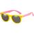 Óculos Infantil Polarizado De Sol Uv400 Flexível Criança Amarelo, Rosa