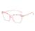 Óculos Moda Fashion Estilo Gatinho Retrô Com Proteção UV  Rosa