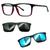 Oculos Mormaii 6132 Swap 4 AA9 Com 2 Clipons G15 e Azul G15, Azul