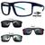 Oculos Mormaii Swap 5 6127 KC6 Azul Fosco Com 3 Clipons Cinza, Prata, Red