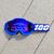 Óculos Motocross Trilha 100% Strata Várias Cores Azul Polarizado